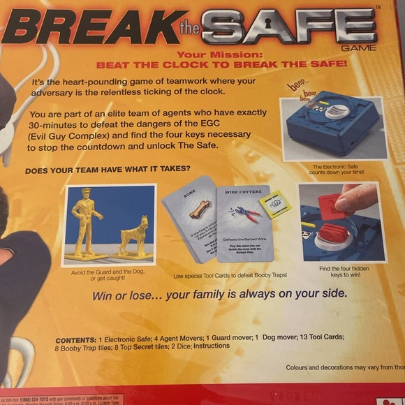Mattel Break The Safe Family Board Game - Picture 3 of 7